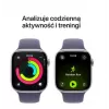 Apple Watch Series 11 GPS + Cellular 42mm sudraba alumīnija korpuss ar Purple Fog Sport siksniņu - M/L