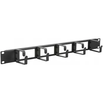 Lanview 1U 48,30cm (19) KABEĻU ORGANIZĒTĀJA PANELIS (RAO110BL)
