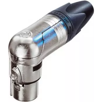 Neutrik RX sērija - audio spraudnis - XLR3 (W) - leņķveida spraudnis (NC3FRX)