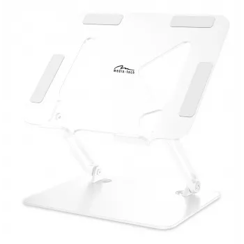MEDIA-TECH Laptop Statīvs – Laptop Statīvs MT2661W (balts)