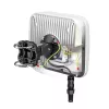 Virziena tīkla antena QuWireless QuMax — virziena PoE/LAN antena 0.694–2.7 GHz, līdz 6 dBi, balta