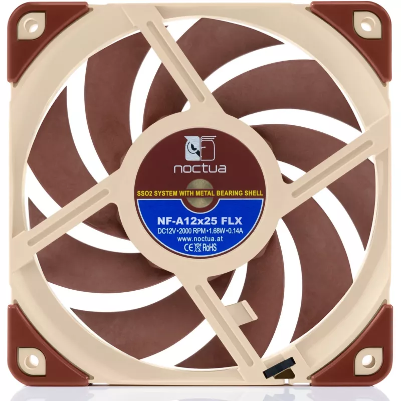 Noctua NF-A12x25 FLX 120mm korpusa ventilators
