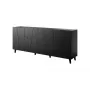 Kumode Cama Meble ETNA 2000×420×820 mm, melna matēta, skaidu plāksne
