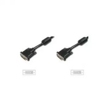 DVI kabelis Digitus DK-320101-030-S 3,05 m DVI-D melns