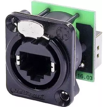 Neutrik NE8FDP-B Melns
