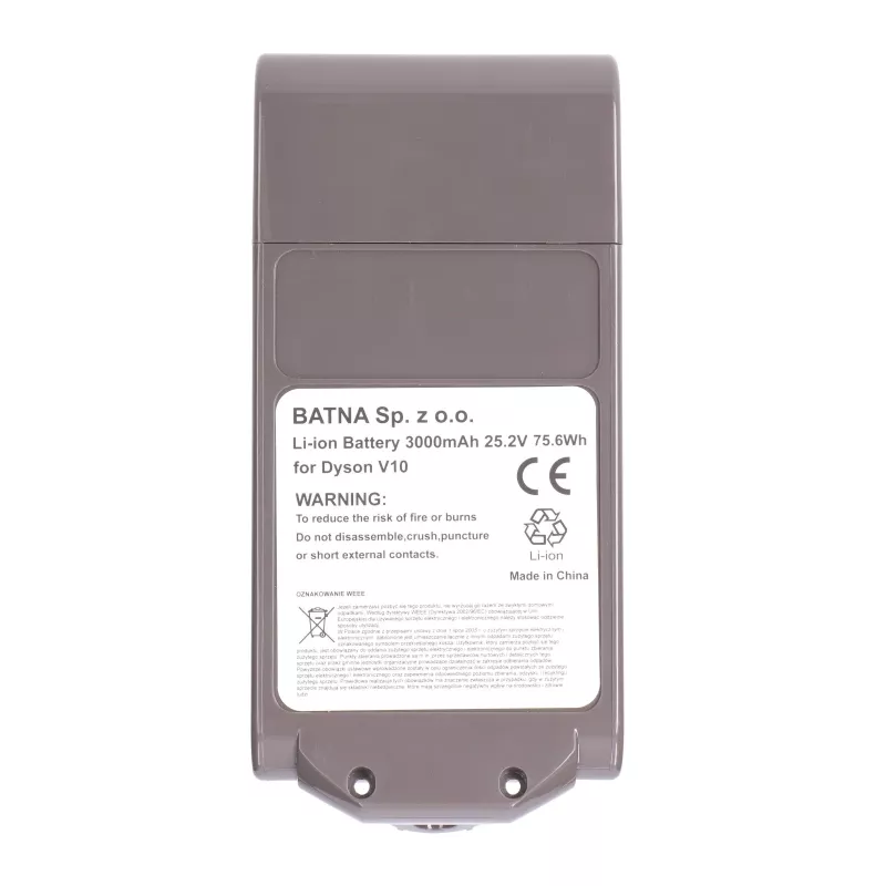 Akumulators Dyson putekļsūcējam V10 25,2 V 3000 mAh
