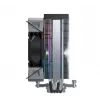 Gaisa dzesētājs Montech NX400 ARGB, 120 mm ventilators, FDB, 800–1950 RPM, TDP 270 W, melns