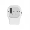 Sienas ceļojumu adapteris GEMBIRD TPA-1A2C20-02-W 20W — 1×USB-A + 2×USB-C, Type G spraudnis, 100–250V, balts