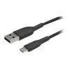 USB kabelis Belkin CAB007bt1MBK 1m USB A Micro-USB A Melns