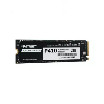 Cietvielu disks PATRIOT P410 2 TB M.2 NVMe, 2000 GB, M.2 formas faktors
