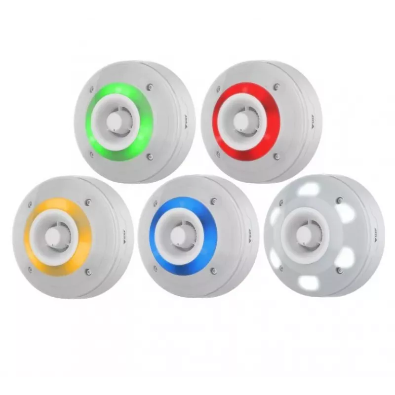 Strobe sirēna AXIS D4100-VE/MK II 03105-001 — laikapstākļu izturīga IP66 āra drošības instalācijām