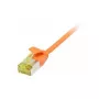 komutācijas kabelis RJ45, CAT6A 500Mhz, 2m, oranža, U/FTP, plānsline Round d=3,8mm, TPE/LSZH(Superflex), AWG32, with Cat.7 instaliacinis kabelis, Synergy 21 (S217365V3)
