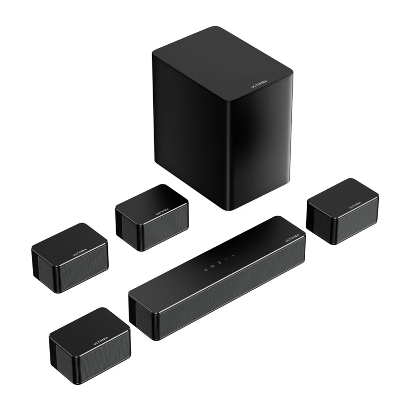 Soundbar Ultimea Poseidon D70 — kompakta mājas audio sistēma, modelis UC00Q