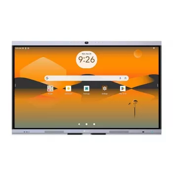 Interaktīvā tāfele AG Neovo IFP7504P 75 collu (74,5 collu) 4K UHD IPS LED pieskāriena, 3840x2160, Android 13, 8 GB RAM, 128 GB krātuve, iebūvēta 8MP AI kamera