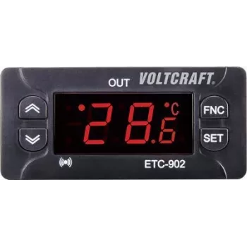 Temperatūras regulators Voltcraft ETC-902, NTC/PTC ieeja, diapazons no -30 līdz 50 °C, releja izeja 10 A