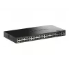 D-Link 52 portu Gigabit Stackable Smart vadāms komutators ar 4 x 10G SFP+ portiem