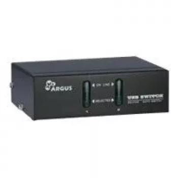 Inter-Tech Argus KVM-AS-21UA - KVM-/Audio pārslēgs - 2 x KVM/Audio - galddatora (88887168)