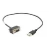 Motorola CBL-58926-05 sērijas kabelis, melns, USB Type-A uz DB-9