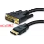 HDMI uz DVI kabelis ShiverPeaks 77483-RE 3.0 m, apzeltīti kontakti ar ferīta serdeņiem