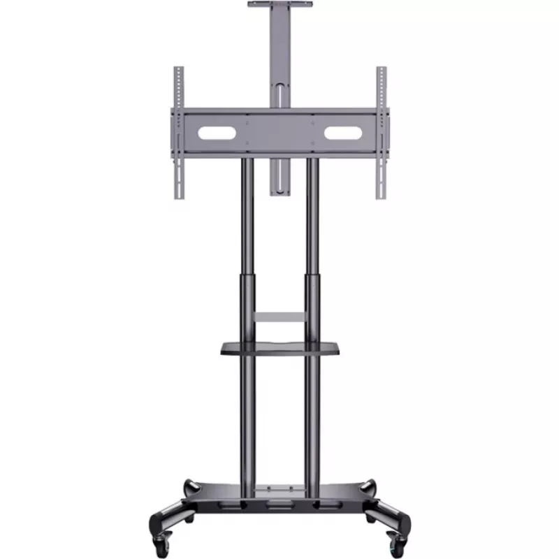 HAGOR HP Twin Stand HD - Ratiņi - plakanajiem ekrāniem / AV aprīkojumam - melni - Ekrāna izmērs: 140-213 cm (55-84) - Montāžas saskarne: līdz 800 x 500 mm (8210)