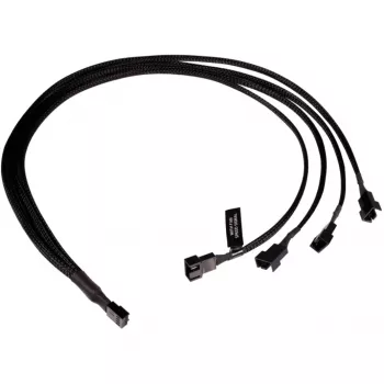 RGB sadalītāja kabelis Alphacool 18684 melns 600 mm