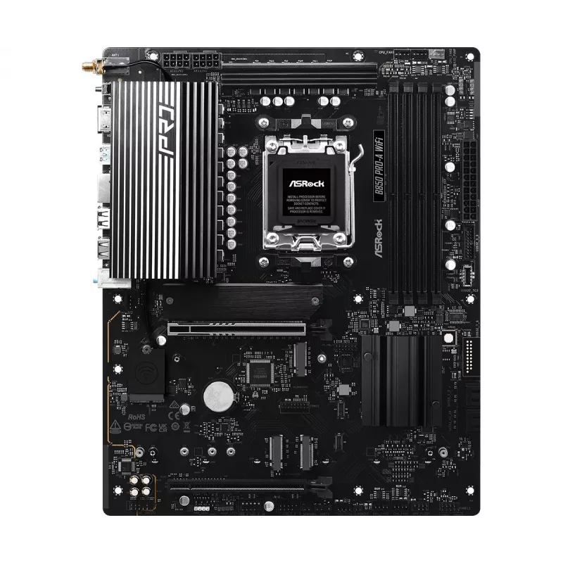Mātesplate ASRock B850 Pro-A WiFi AMD B850 Socket AM5 ATX