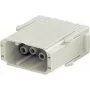 Harting savienotāja Han C-moduļa kontaktu ieliktnis 09 14 008 3001 — 8 signāla kontakti + PE, spraudkontakti