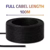 UTP komutācijas kabelis QOLTEC CAT6 100 m melns
