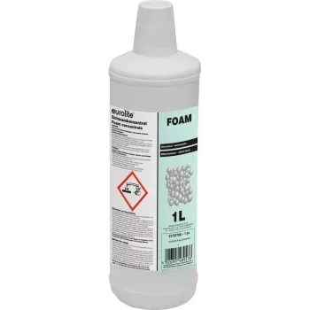 Putu koncentrāts EUROLITE 51707708 1L — putu šķidrums putu mašīnām, 1 litrs