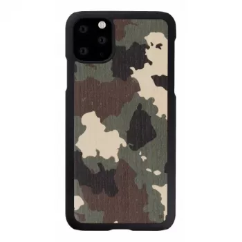 Viedtālruņa maciņš man and wood iPhone 11 Pro Max — maskēšanās melns