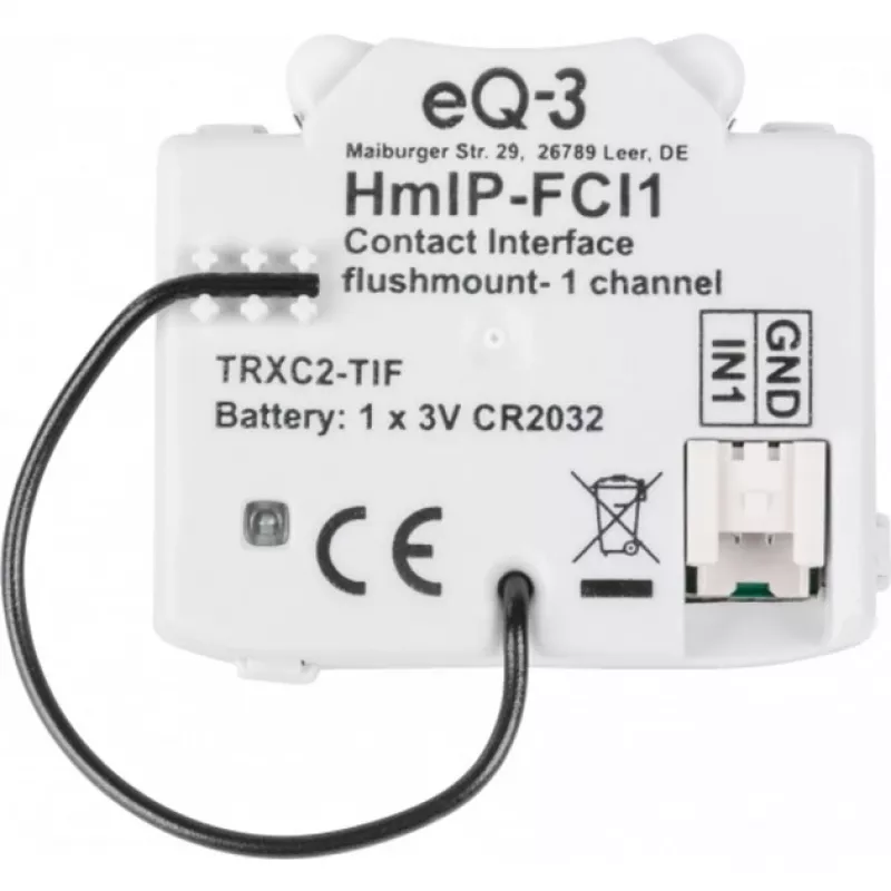 Homematic IP 153489A0 viedās mājas raidītājs Bezvadu Uzstādāms uz sienas RF bezvadu
