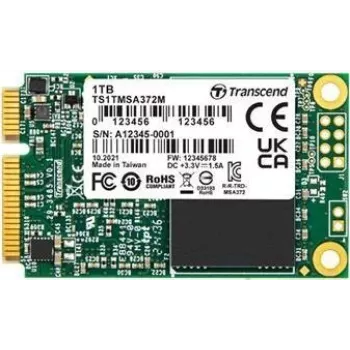 Transcend MSA372M - SSD - 16 GB - iekšējais - mSATA - SATA 6Gb/s