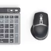 Bezvadu vairāku ierīču tastatūras un peles komplekts HAMA WKM-750 — melns, bezvadu savienojums