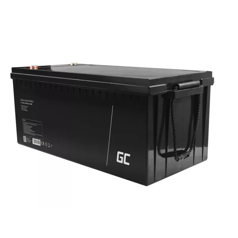 Transportlīdzekļa baterija zaļa Cell AGM33 VRLA AGM 200 Ah 12 V, bez apkopes, 58 kg