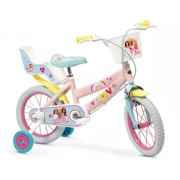 Bērnu velosipēds Toimsa 12 collu modelis 1265 — Barbie dizains, 12 collu riteņi, piemērots maziem bērniem