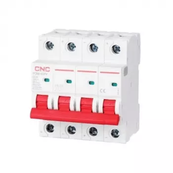 Miniatūrs automātiskais slēdzis HiSmart NV821679 4 polu 63 A 1000 V līdzstrāva