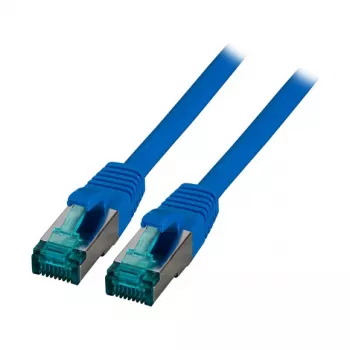 EFB-Elektronik RJ45 komutācijas kabelis Cat.6A S/FTP LSZH zils 0,25 m Ražotājs: EFB Elektronik (MK6001.0,25BL)
