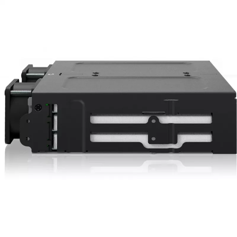 Icy Dock ToughArmor MB118VP-B - Speichergehäuse - 6 x U.2/U.3 NVMe SSD, Mobile Rack für 5,25 Schacht, mit SlimSAS SFF-8654 8i - 2.5 (6.4 cm)