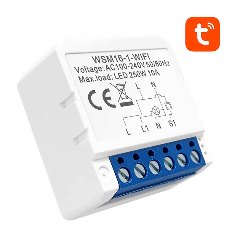 Wi‑Fi viedslēdzis Avatto WSM16‑W1 — tālvadība mājas automatizācijai