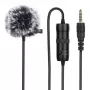 Mikrofons ar klipsi PULUZ 3.5mm Jack 6m
