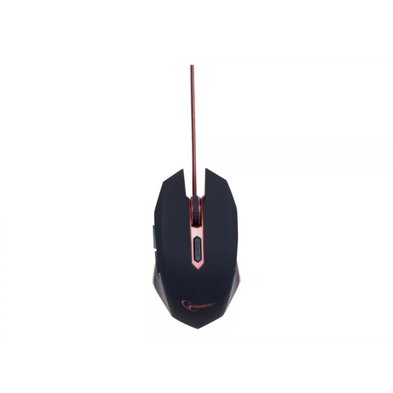 USB OPTISKĀ SPĒĻU PELE/SARKANA MUSG-001-R GEMBIRD