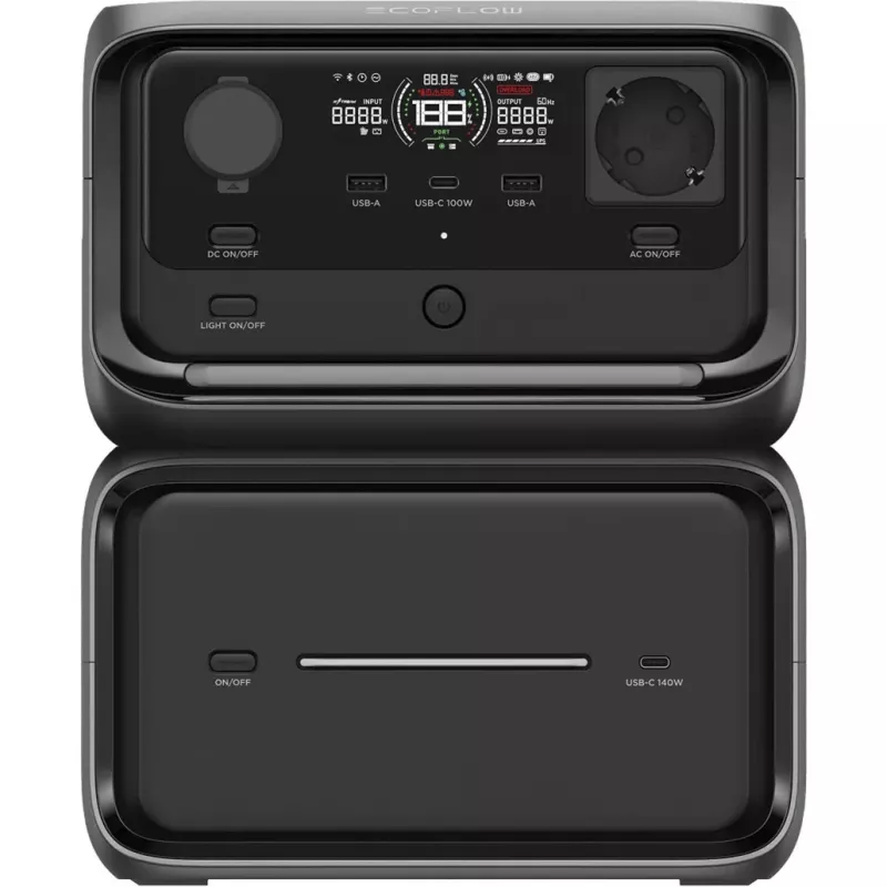 ECOFLOW RIVER 3 Max Plus - Pārnēsājama elektrostacija