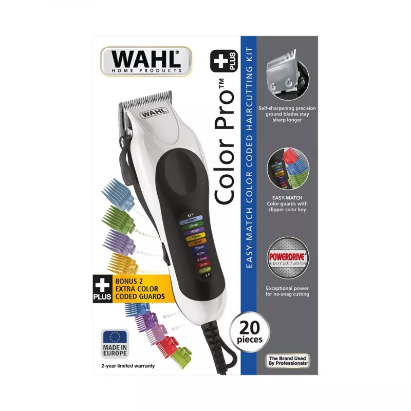 Wahl Color Pro Plus melns, balts 10