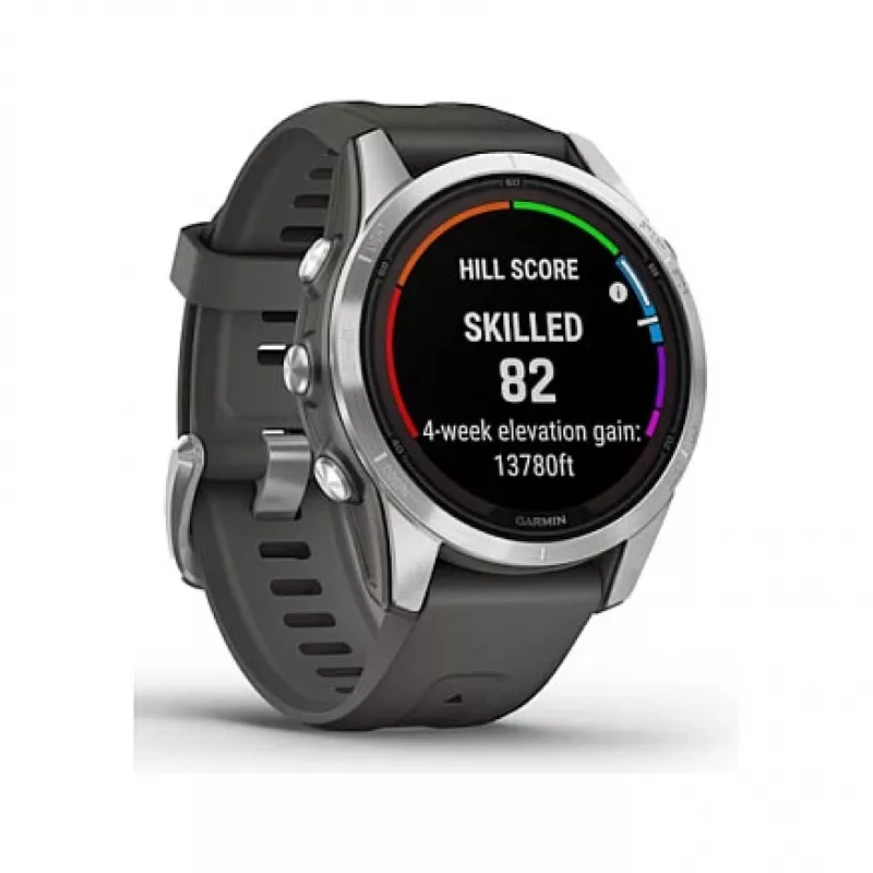 Garmin fēnix 7S Pro 3.05 cm (1.2) MIP 42 mm Digitāls 240 x 240 pikseļi Skārienjūtīgs Sudraba Wi-Fi GPS (satelīts)