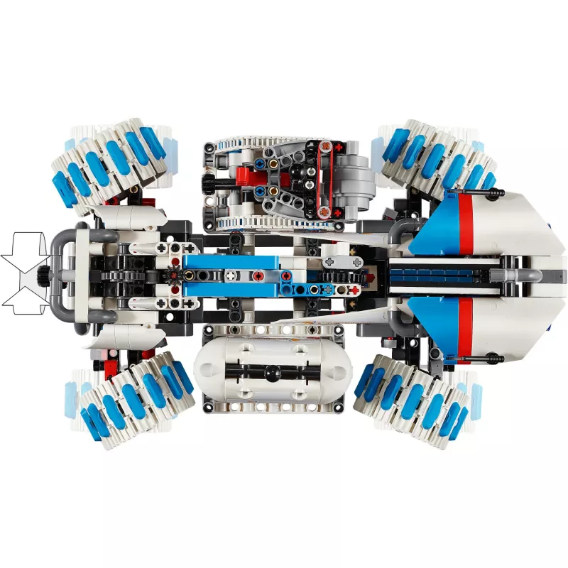 LEGO Technic 42211 Lunar Outpost Moon Rover – konstrukciju rotaļlieta, 1082 gab., modulāra uzbūve, 130×310×190 mm