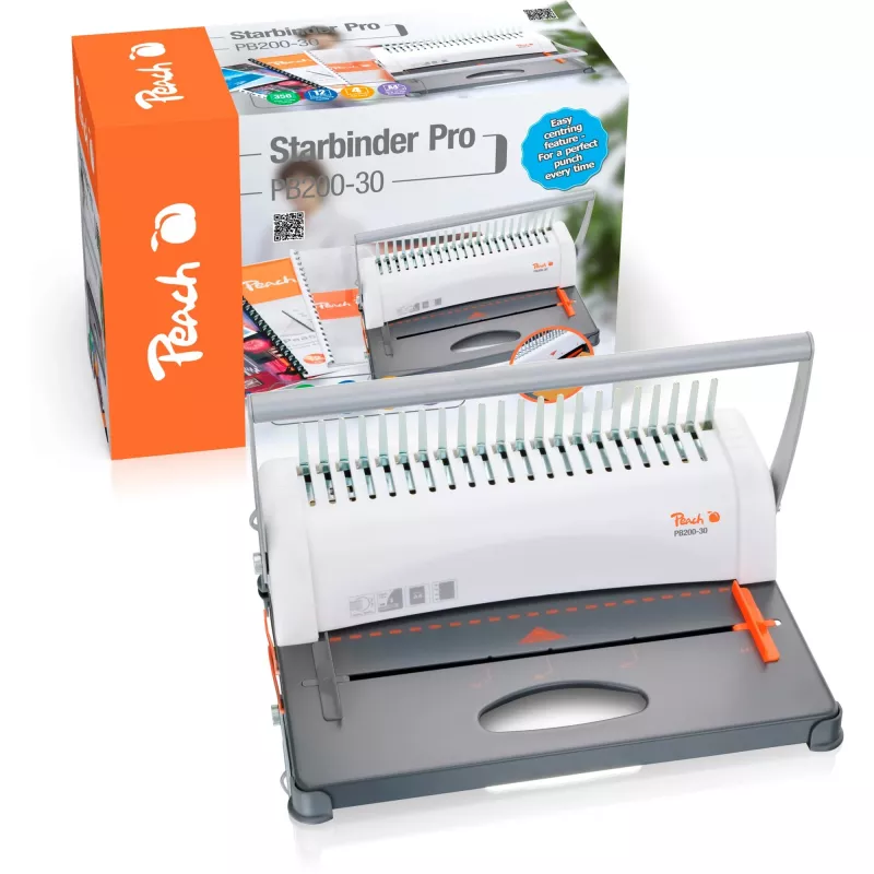 Peach PB200-30 350 loksnes melna, pelēka