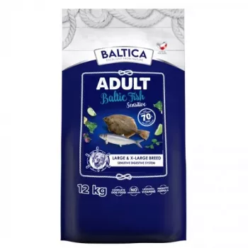 BALTICA Excellent Sensitive Baltijas zivs lielu un ļoti lielu šķirņu suņiem - sausā suņu barība - 12 kg