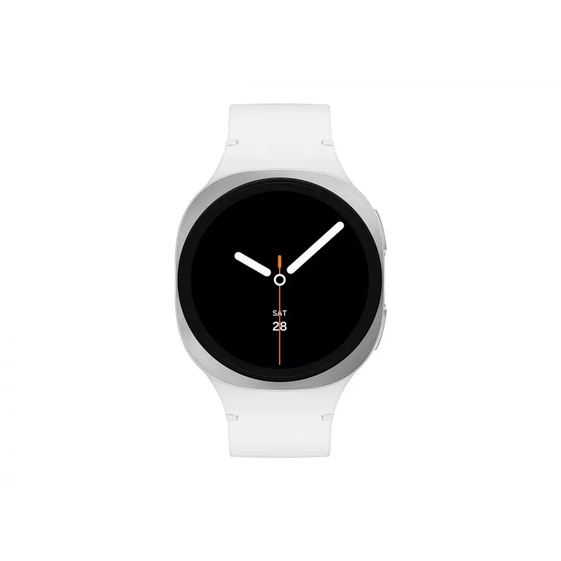 Samsung Galaxy Watch 8 3,3 cm (1,3 collu) AMOLED 40 mm Digitāls 438 x 438 pikseļi Skārienekrāns 4G Sudrabs Wi-Fi GPS (satelīts)