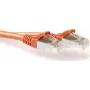ACT oranžs 0,50 metru SFTP CAT6A kabeļa savienotājs, bez aizķeršanās, ar RJ45 savienotājiem