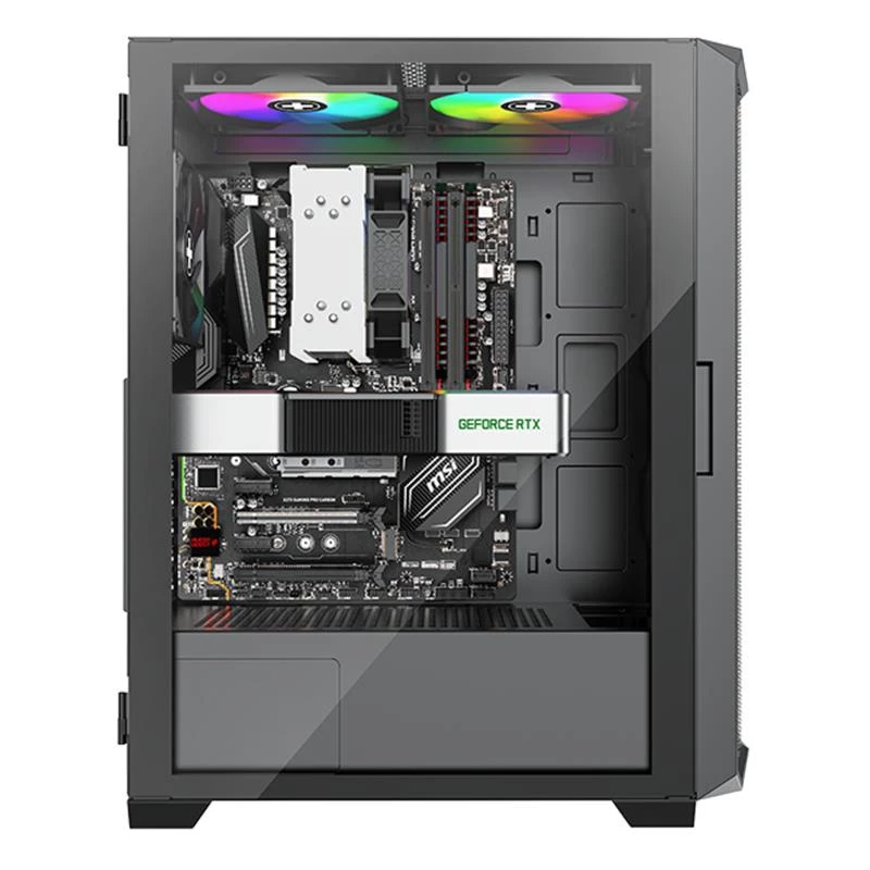 Korpuss|XILENCE|ATX/micro ATX/Mini-ITX|Melns|Midi Tower|PC|XG161